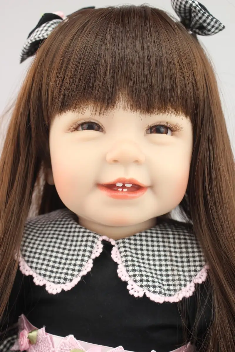 Силикона Reborn Baby Doll DIY Игрушечные лошадки для девочек реалистичными 55 см Reborn Играть дома игрушка подарок на день рождения для девочек Brinquedos