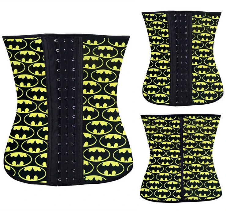 2015 NEW batman Waist Workout Cincher Underbust Corset Steel Boned Body font b Shaper b font