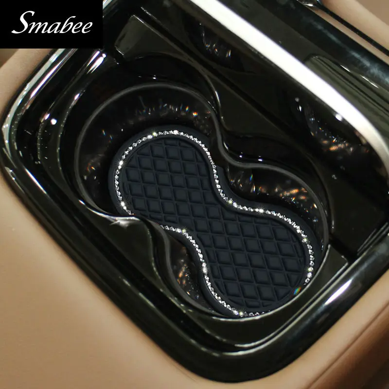 

for Toyota Rav4 2013 - 2017 Anti-Slip Rubber Door Groove Mat 11pc Diamond Blinking RAV 4 XA40 2014 2015 2016 Accessories Sticker