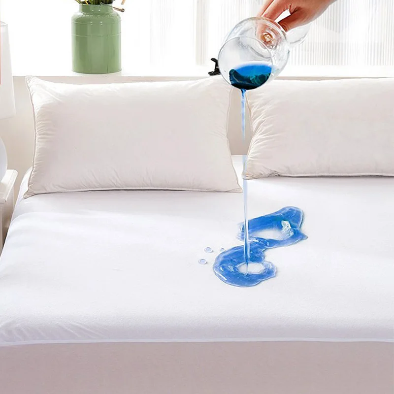 Terry cloth waterproof mattress cover (1)