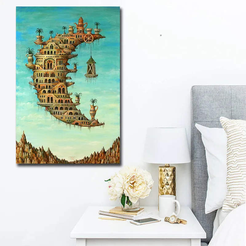 GOODECOR Big Size Posters and Prints Modern Printed Oil Painting Canvas Wall Pictures for Living Room Home Decoration Dropship
