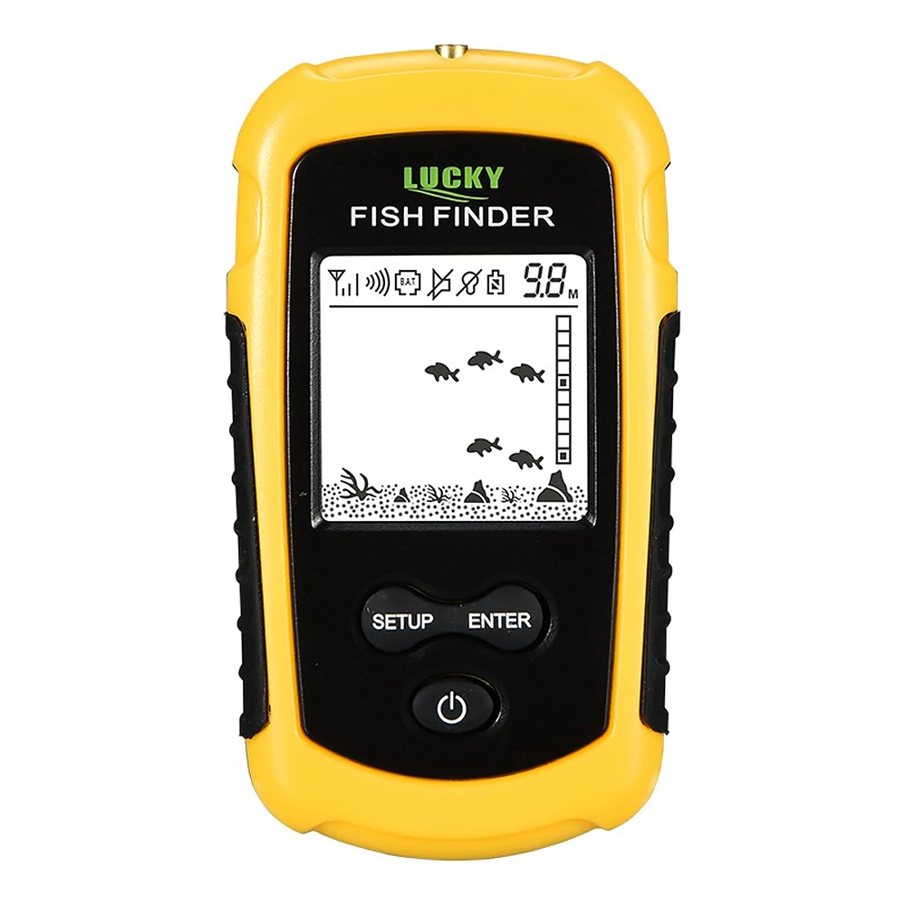 Localizador de peixes sem fio sonar sensor