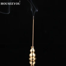 HOUSEEYOU 5 шт./компл. Ладан горелки Медь подставка для ароматических палочек Gourd колено Форма Тибетский катушки кадило-ароматерапия Декор для дома