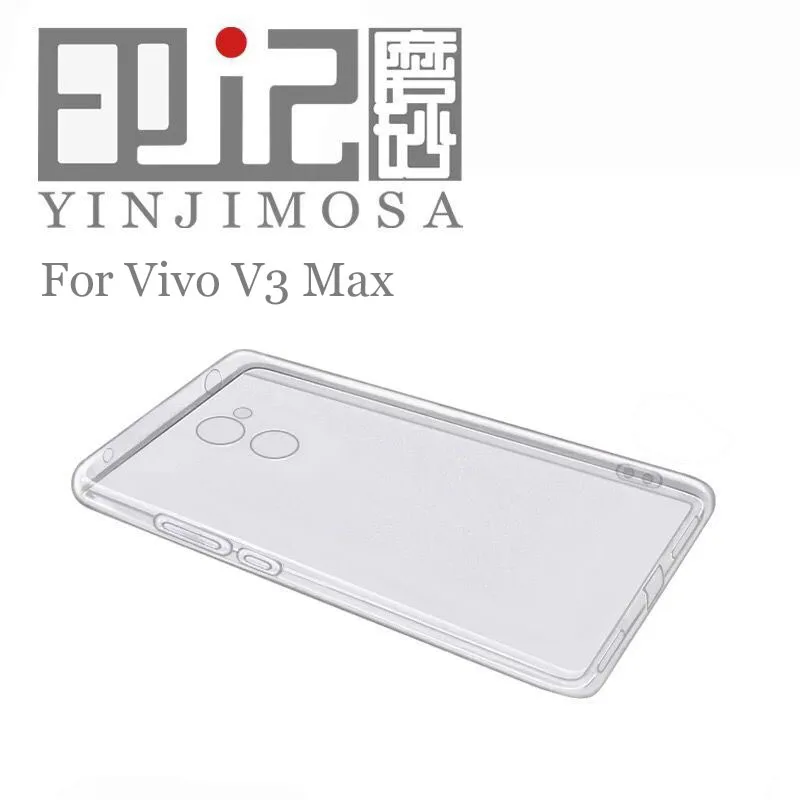 2 Pieces YINJIMOSA Transparent Phone Cases For Vivo V3 Max Case Soft