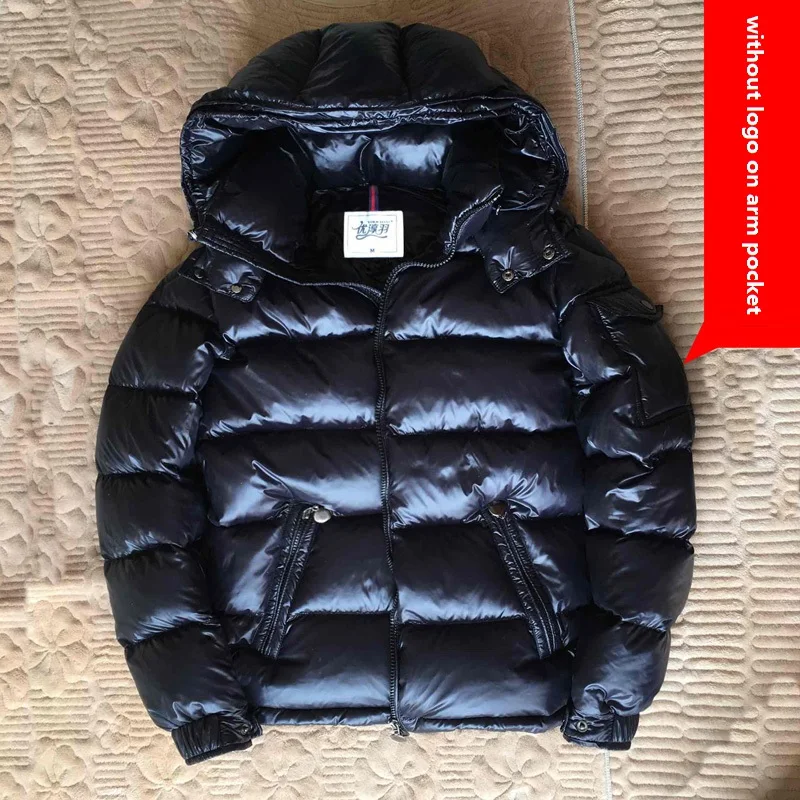 

Winter Down Coat Male Thick Short Classic Men Down Jacket plus velvet Thermal Thick White Duck Down BLACK RED 4XL 3XL 5XL 6XL