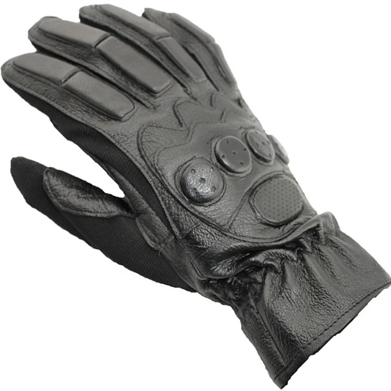 

Men's Full Finger Long Genuine Leather Military Tactical Glove Moto Sport Sheepskin Cycling Fitness Gloves Special Forces G96
