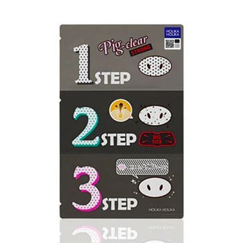 

Holika Holika Pig Clear Black Head 3-Step Kit 1pcs Face Mask Nose Blackhead Remover Peel Mask Best Korea Cosmetics