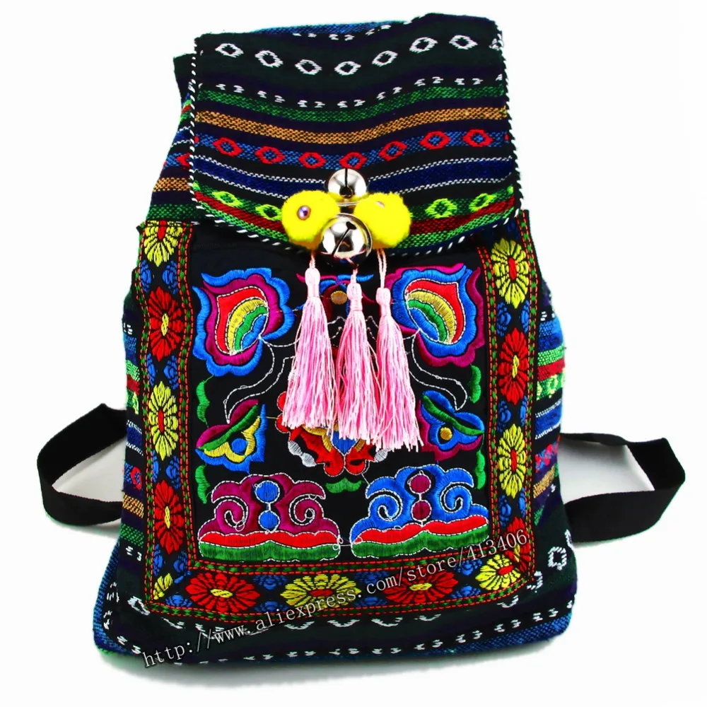 0 : Buy Tribal Vintage Hmong Thai Indian Ethnic Embroidery Bohemian rucksack Boho ...