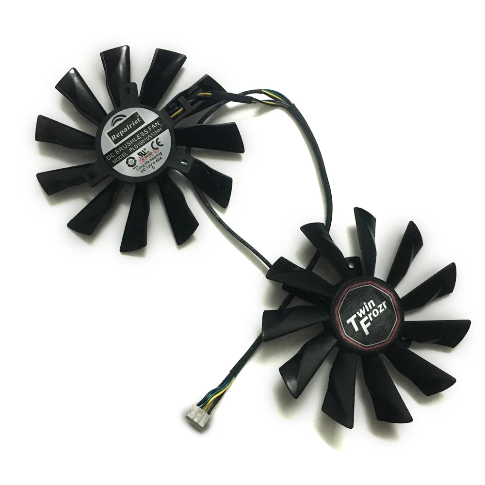 Замена PLD10010S12HH 95 мм 4Pin 12V 0.4A охлаждающий вентилятор для Графика карты MSI R9 290X 280X 270X