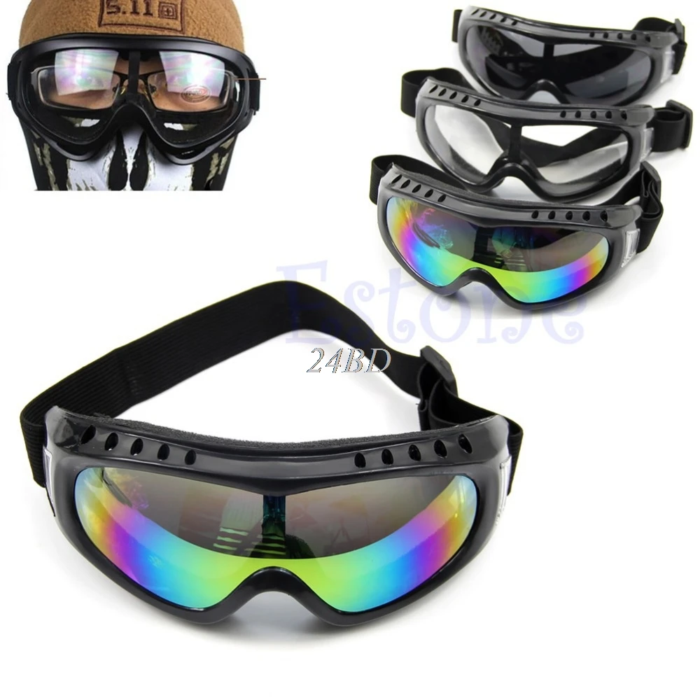 Coated Safety Skiing Goggles Outdoor Sport Dustproof Sunglass Eye