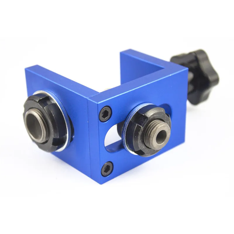 Woodworking Tool Drilling Locator DIY Joinery High Precision Dowel Jigs Kit Wood Dowel Hole Drilling Guide Adjustable Clamp For Carpentry  (7)