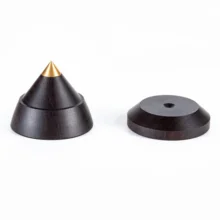 4 комплекта 33 мм x 27 мм Ebony спикер противоударный БУР с фиксатором для ножки ноги изоляции ноги+ подставка