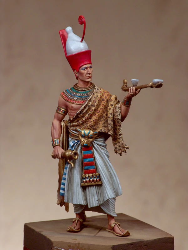 

Scale Models 1/32 54mm Menmaatre Seti I. Egyptian Pharaoh 54mm figure Historical Resin Model