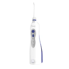 Перезаряжаемый беспроводной Оральный ирригатор с 3 режимами очистки 2 вращающихся на 360 градусов водяных насадок ирригатор для полости рта водный Flosser