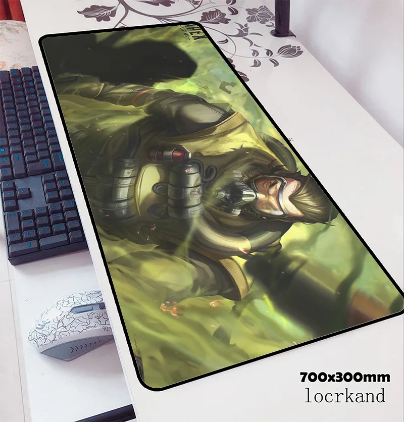 Apex legend коврик для мыши 700x300x3 мм милый компьютерный геймпад pc gamer игровой