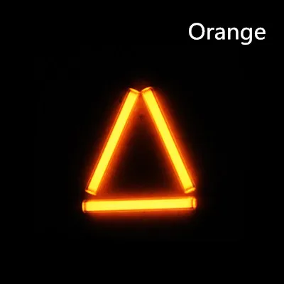 6 цветов EDC тритиевая газовая трубка 3*25 мм 1 шт. самосветящаяся 25 лет высокотехнологичных продуктов EDC многоцветная отборная стеклянная трубка - Цвет: Orange