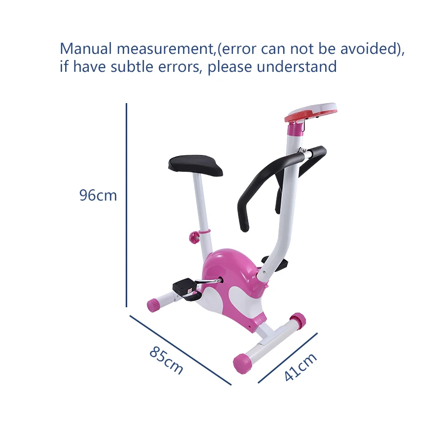 Складной вертикальный спиннинг с низким уровнем шума для помещений/регулировка для велосипедного велосипеда с ЖК-дисплеем регулируемая подушка JD-001 для внутреннего велоспорта розовый цвет