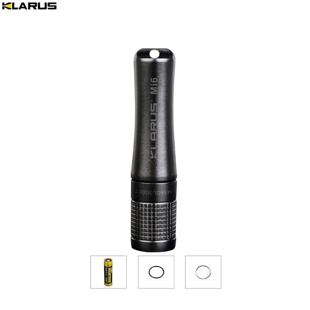 

KLARUS Mi6 CREE XP-G3 LED Flashlight max. 120 lumen Mini Flashlight for everyday carry keychain light + AAA batterty