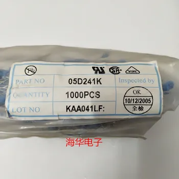 

100% New and original CNR05D241K 5D241 5K241 5N241 240V 5MM varistor