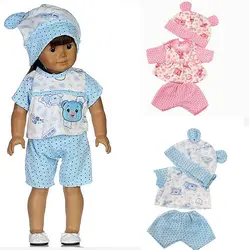 Комплекты дюймов одежды для девочек 18 дюймов 16 дюймов 45 см кукла рубашка брюки шляпа для куклы Александр платье для девочки подарок игрушка