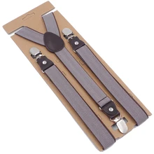 Модные подтяжки для девочек 3 зажимы женские подтяжки брюки на подтяжках эластичный ремень Размер 2,5*115 см