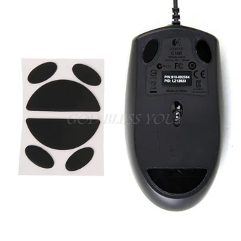 

2Sets Teflon 0.6mm Thickness Replacement Mouse Feet Skates for Logitech G100 G100S