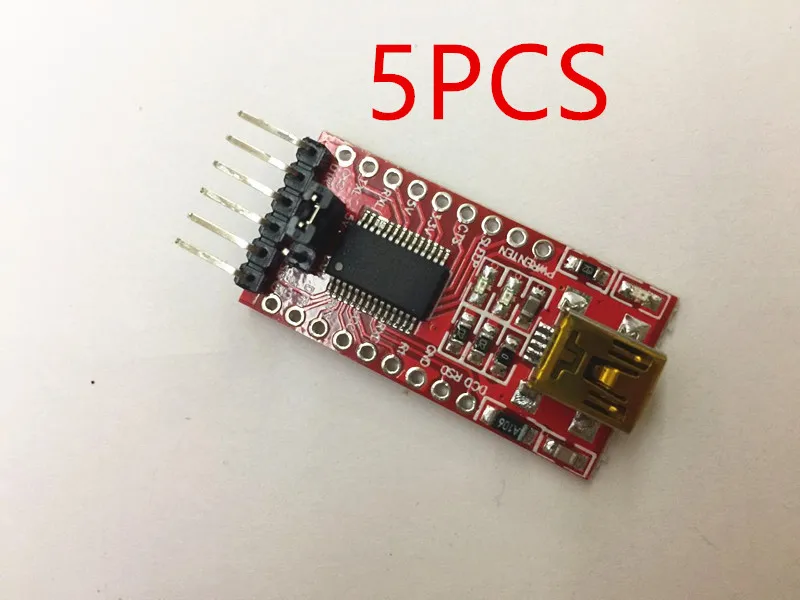 5 шт. смарт-Электроника FT232RL FT232 FTDI USB 3 В в TTL последовательный адаптер модуль