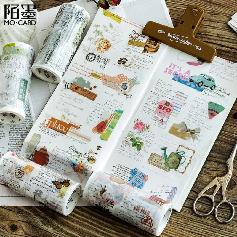 

10 cm*5 m England Milan Paris Cambridge Travel Washi Tape Adhesive Tape DIY Scrapbooking Sticker Label Masking Tape