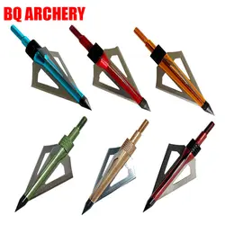 3 шт./6 шт. стрельба из лука Wolnie Broadheads Cut 100gr-125gr Arrowhead 3-лезвия для блочного Лука съемки