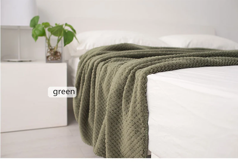 Одеяло из одноцветной сетчатой ткани из мягкой кожи коралловые мини ковры бархатистое полотенце диван одеяло бархатi бархатное одеяло