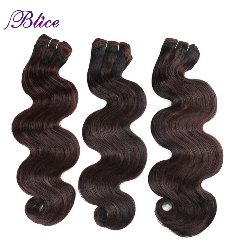 Blice Cabelo Sintético Tecelagem 18-26 polegadas Cores