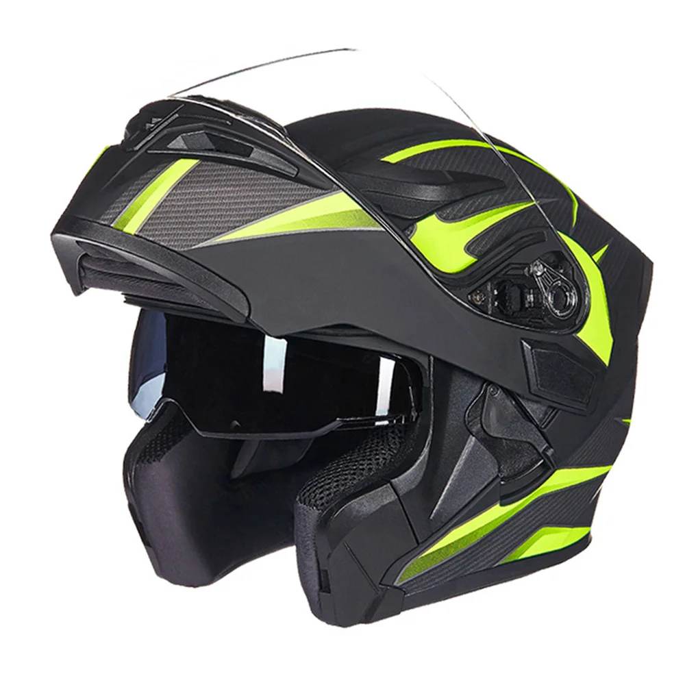 GXT мотоциклетный шлем флип-ап шлем для мотокросса Capacete da Motocicleta Cascos Moto Casque Doublel объектив гоночные шлемы для верховой езды