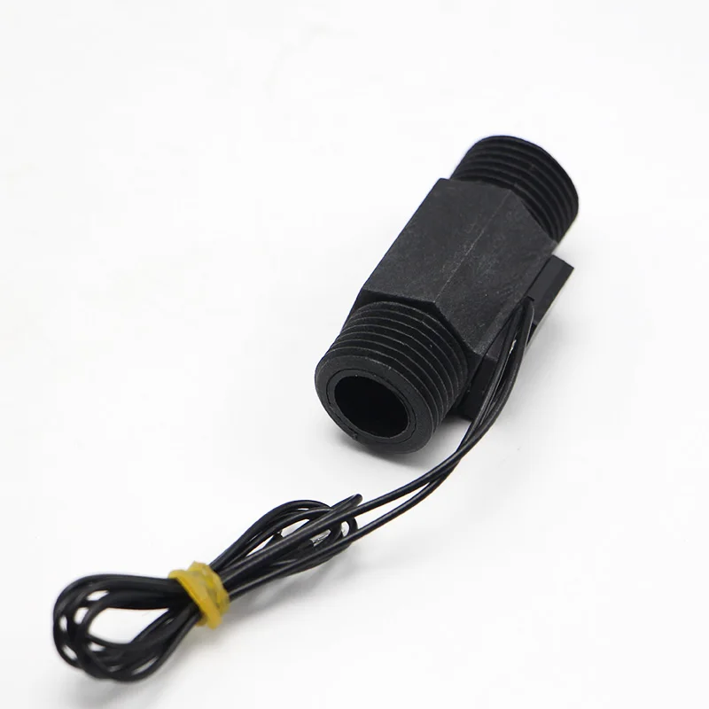 

110V 1/2" Male Thread Liquid Water Flow Sensor Switch Ports Plastic Shell ZFS-04P