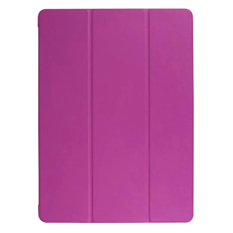 Ультра тонкий кожаный чехол для ipad pro 12,9 / Smart Cover для ipad pro 12,9 с функцией автоматического пробуждения сна+ пленка+ ручка - Цвет: pur