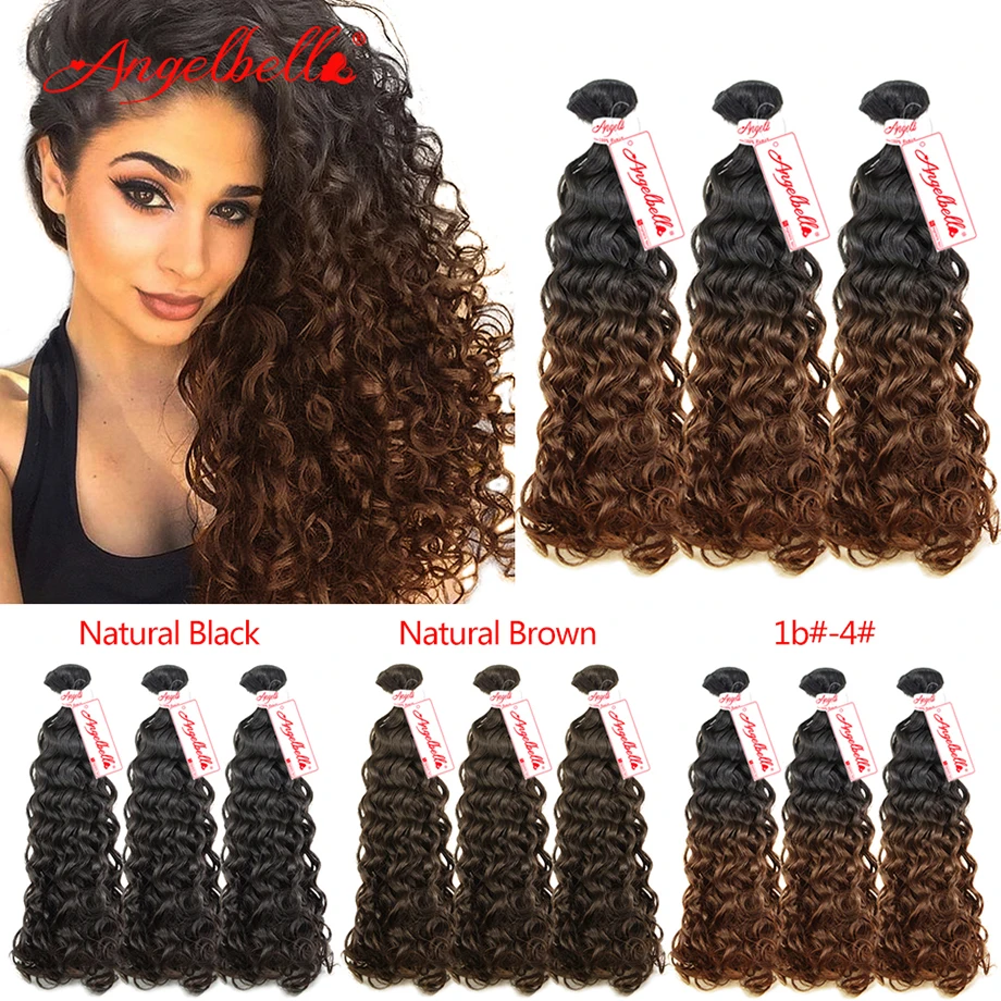 Peruvian Natural Waves Bundles Deals Hair Angelbella Virgin Hair