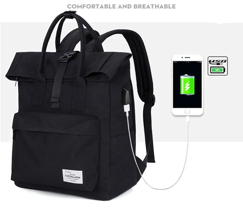 

New Stylish USB Charging Backpack Men's Multi-Function Casual Backpack Chic Large Capacity Business bag Women's Backpack