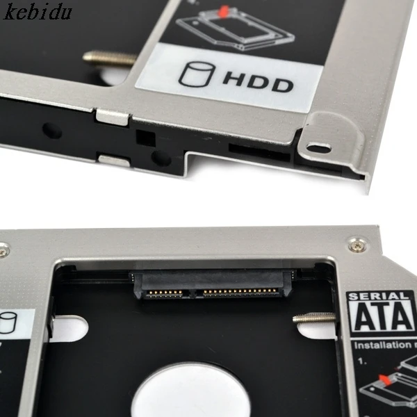 Kebidu 2nd HDD Caddy 9,5 мм второй SATA 2," SSD жесткий диск SSD HDD корпус для Apple Macbook Pro A1297 A1278 A1286 компакт-дисков Встроенная память