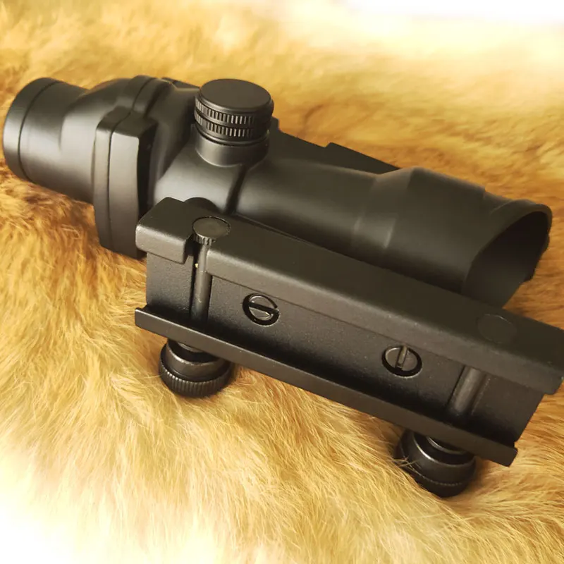 Westhunter Tático Fibra Óptica Scope Red Green Iluminado Vidro Jateado Fixo 4 Poder Compact Caça Riflescope Sights 4x32 5 Lunetas Riflescopes