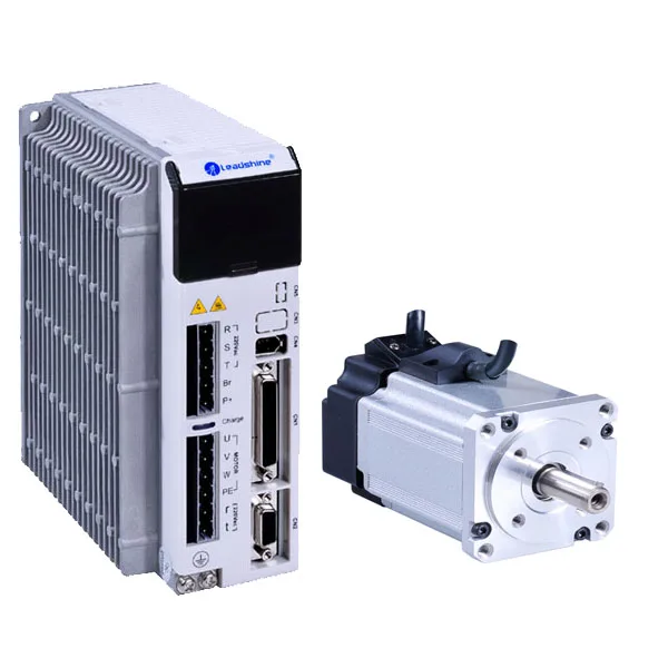 

Leadshine 1500W AC Servo Drive L5-1500Z and AC servo motor ACM13015M2F-71-E with 17-bit servo motor