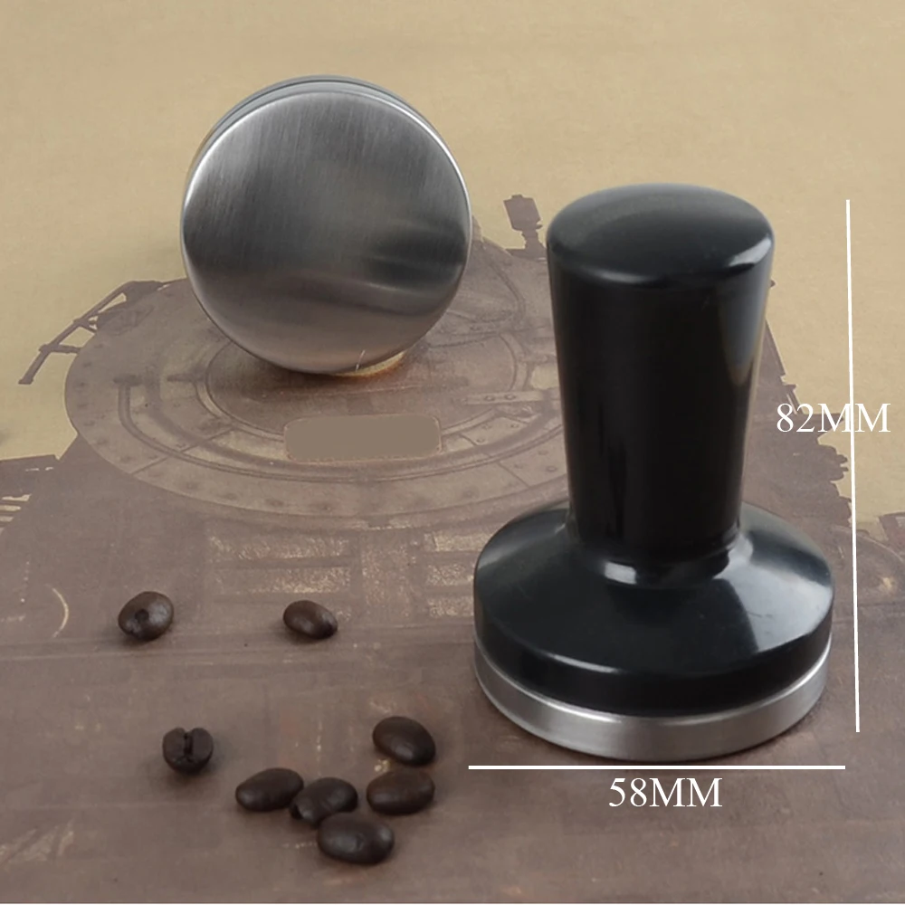 58mm Blue Stainless Steel Coffee Plastic Tamper Grinder Machine