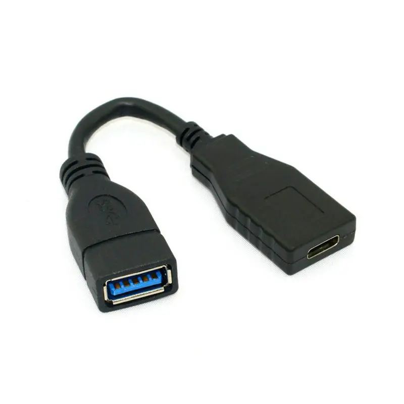 

USB-C USB 3.1 Type C Female to A Female OTG Data Cable for Macbook Tablet Mobile Phone 10cm wholesale