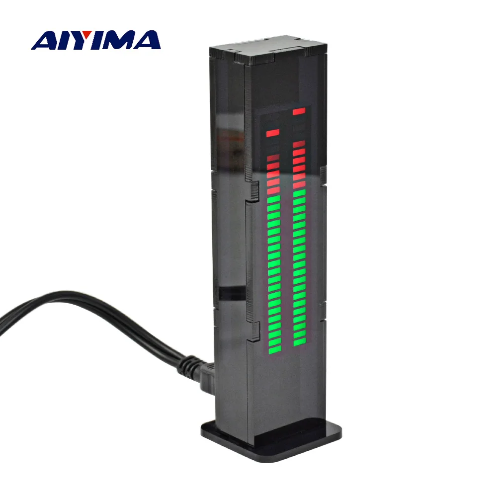 AIYIMA AS30 LED музыкальный аудио спектр индикаторный усилитель плата SCM Стерео уровень