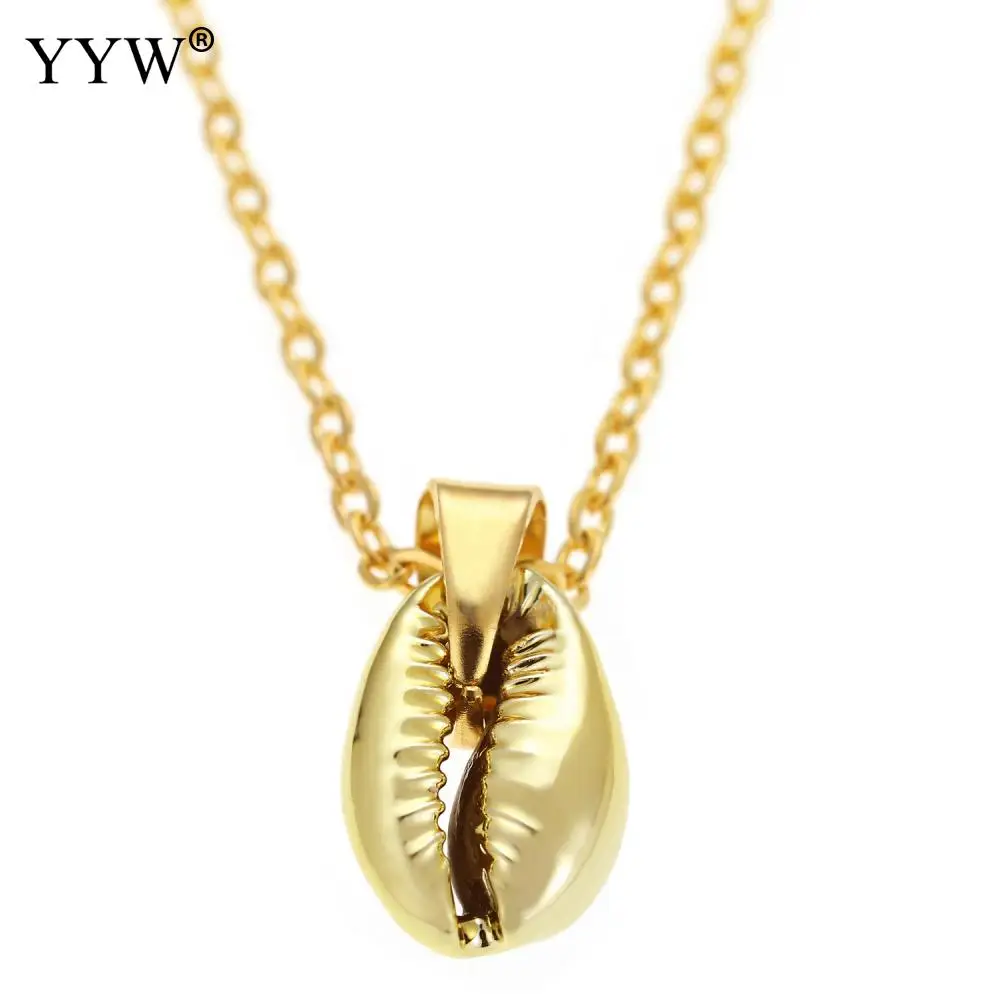 

New Fashion Silver Gold Color Conch Shell Necklace For Women Shape Pendant Collares Simple Seashell Ocean Beach Boho Jewelry