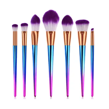 

7pcs Makeup Brushes Set Taper Soft Hair Blusher Powder Cosmetic Tools Kit SSwell
