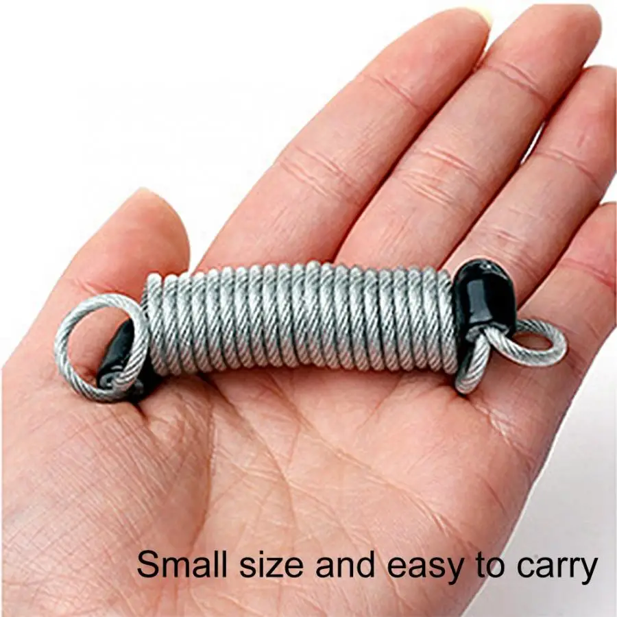 

Anti Theft Steel Wire Lock Security Spring Wire Lock for Luggage Bicycle Helmet 2019