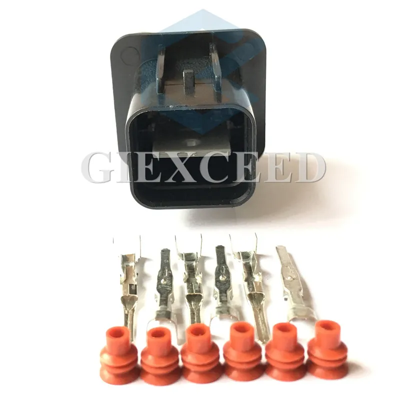 

2 Sets 6 Pin KPH803-06028 Male Auto Wire Connector Lamp Socket For Hyundai Kia