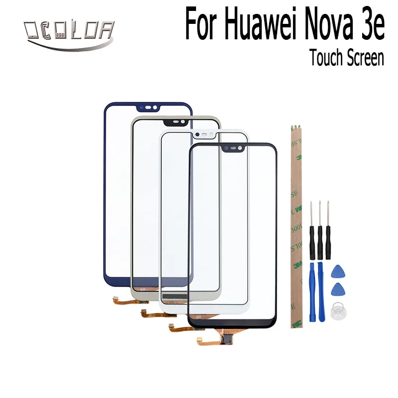 Цветной сенсорный экран для Huawei Nova 3E сенсорная панель с объективом Сменные
