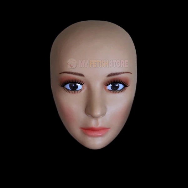 (SH-2) crossdress Маскарад Косплэй реалистичные женский/Девушка Силиконовые Половина маска/реквизит Исправлена с строка Трансвестит кукла