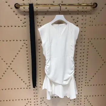 

2020 summer new temperament long slim Sleeveless fishtail dress