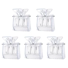 5 шт. Фирменная Новинка маточная Клеточка прозрачный зажим для Ловца под арестом клетка для отдельных queen Bee Пчеловодство принадлежности Инструменты Оборудование